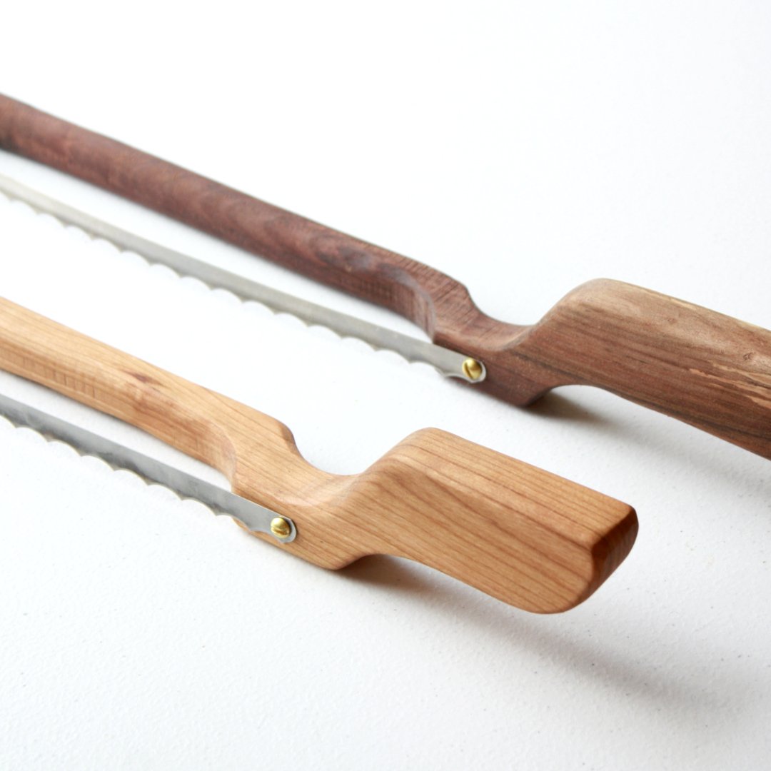 Artisan Fiddle Bow Bread Knife